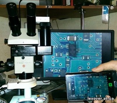 Микроскоп из оптики от Зенита и веб камеры - Прочая электроника - SamPawno